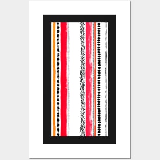 Ink stripes Posters and Art